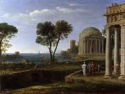 Claude Lorrain Landscape with Aeneas on Delos (mk17) China oil painting reproduction